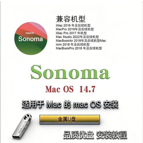 苹果系统安装U盘MacOS笔记本一体机重装系统M芯片优盘U盘 - 图2
