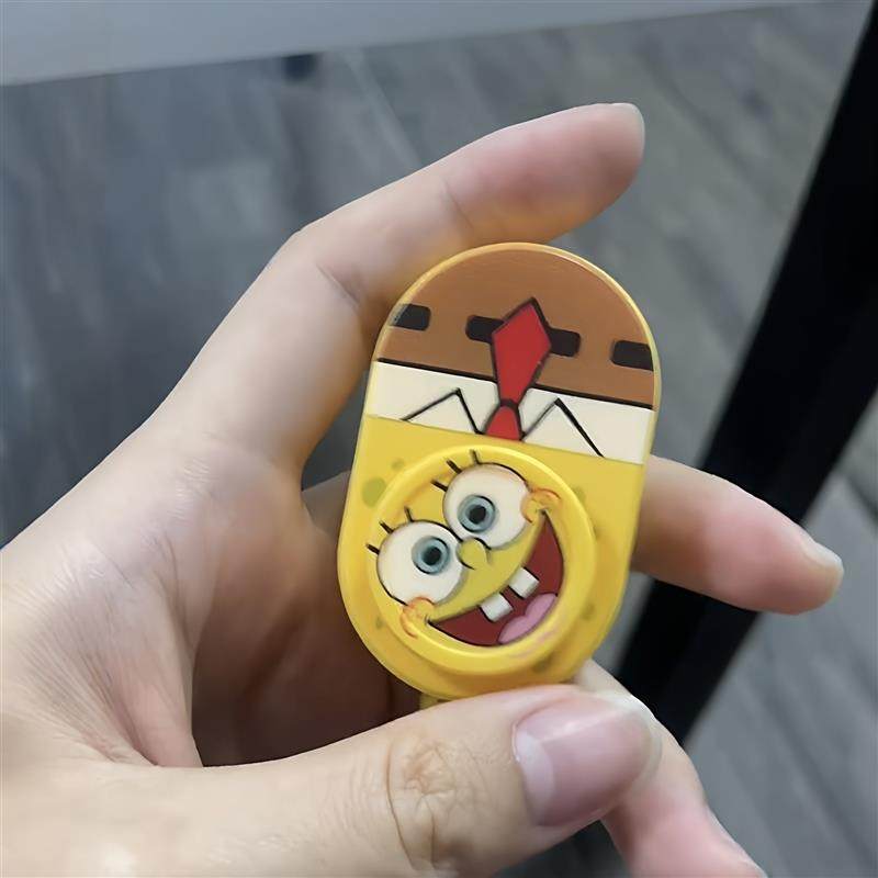 海绵宝宝edc玩具律动磁力叮叮推牌创意旋转机械解压手把件钥匙扣,淘宝优惠券,粉丝福利购,淘宝优惠卷