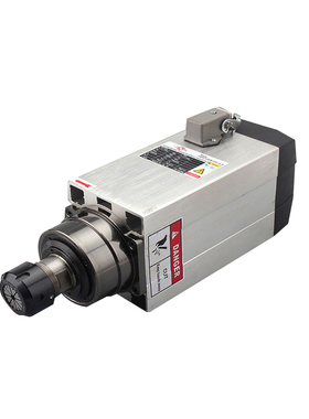 雕刻机主轴4.5KW5.5KW6.0kw主轴电机陶瓷球方形风冷高速电主轴