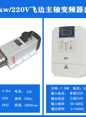 昌盛飞边风冷主轴电机1.5/2.2/3.5/4.5/6.0KW木工开料侧孔雕刻机