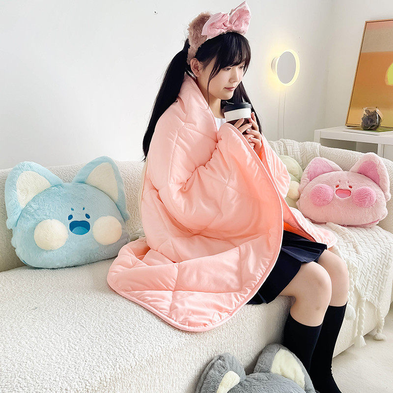 艾斯德嘟嘟猫抱枕被子两用沙发靠枕女生办公室午睡枕毯子二一,淘宝优惠券,粉丝福利购,淘宝优惠卷