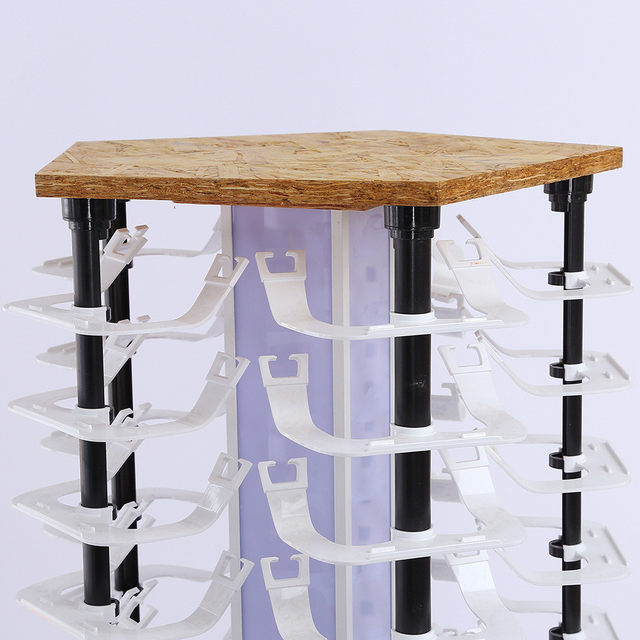 Glasses display stand solid wood paint floor rotating sunglasses glasses rack props display cabinet with lights sunglasses shelf