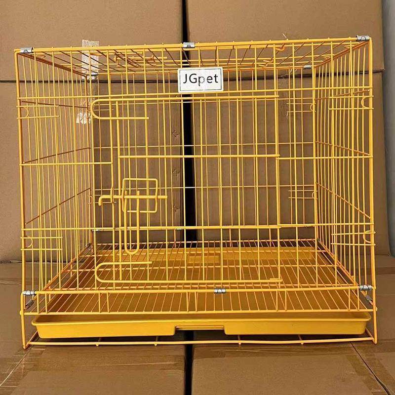 狗笼带厕所折叠室内通用中小型犬狗笼猫笼子泰迪便携宠物笼带托盘,淘宝优惠券,粉丝福利购,淘宝优惠卷