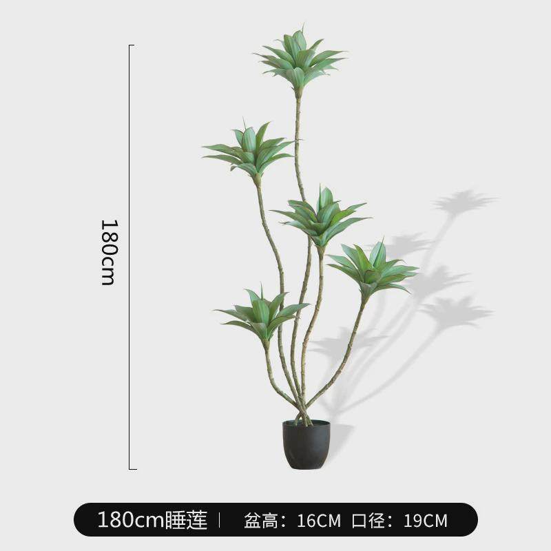 睡莲仿真绿植大型室内仿生绿植假盆栽仿真植物盆景客厅落地摆件,淘宝优惠券,粉丝福利购,淘宝优惠卷