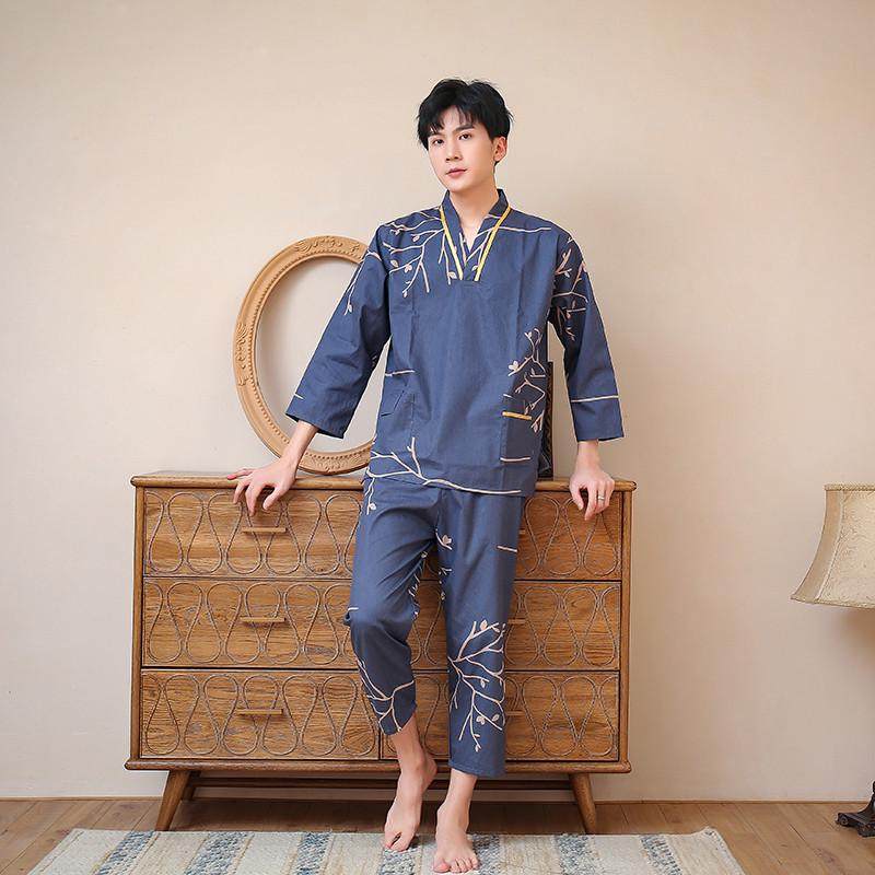 长袖长裤汗蒸服情侣装纯棉加肥加大码男士桑拿洗浴衣女家居服睡衣,淘宝优惠券,粉丝福利购,淘宝优惠卷