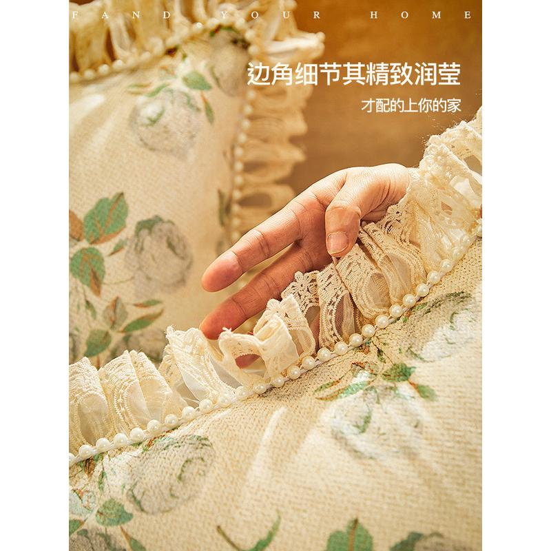 0wyv法式多洛塔抱枕复古英式靠枕氛围感午睡客厅沙发垫腰枕 - 图1