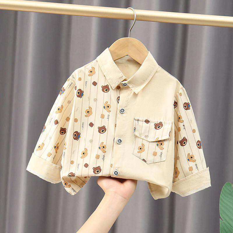 男童衬衫秋装纯棉套装2025秋季新款男宝洋气儿童男孩宝宝,淘宝优惠券,粉丝福利购,淘宝优惠卷