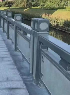 供应公园河道大理石护城河石雕栏杆桥梁景区石栏杆庭院浮雕户外