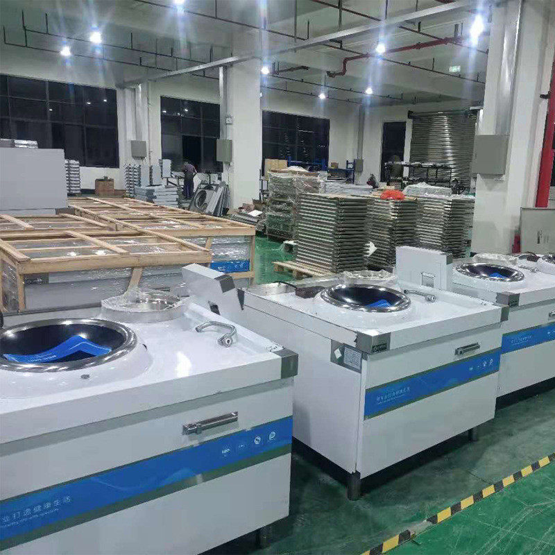 商用电磁炉单头单尾小炒灶8/15/20KW猛火炉食堂厨房电炒设备厂家 - 图1