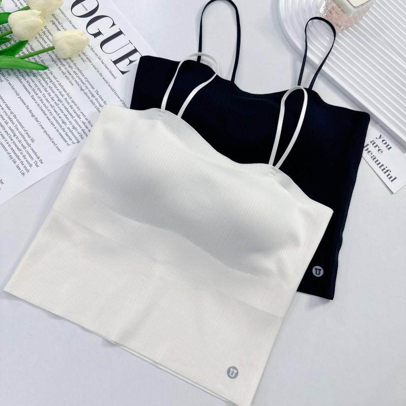 一字领中长款女夏季防走光固定杯无痕抹胸细肩带内搭裹胸,淘宝优惠券,粉丝福利购,淘宝优惠卷