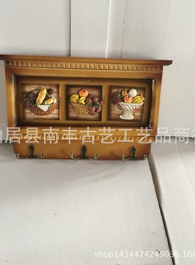 厂家供应风格田园墙面创意立体画礼品木质工艺品收纳盒量大从优