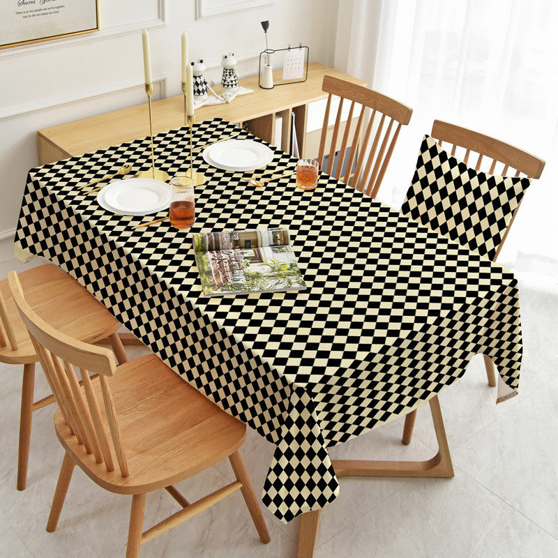 北欧简约桌布tpu复合ins防水防油免洗长方形茶几餐垫布艺学生书桌,淘宝优惠券,粉丝福利购,淘宝优惠卷