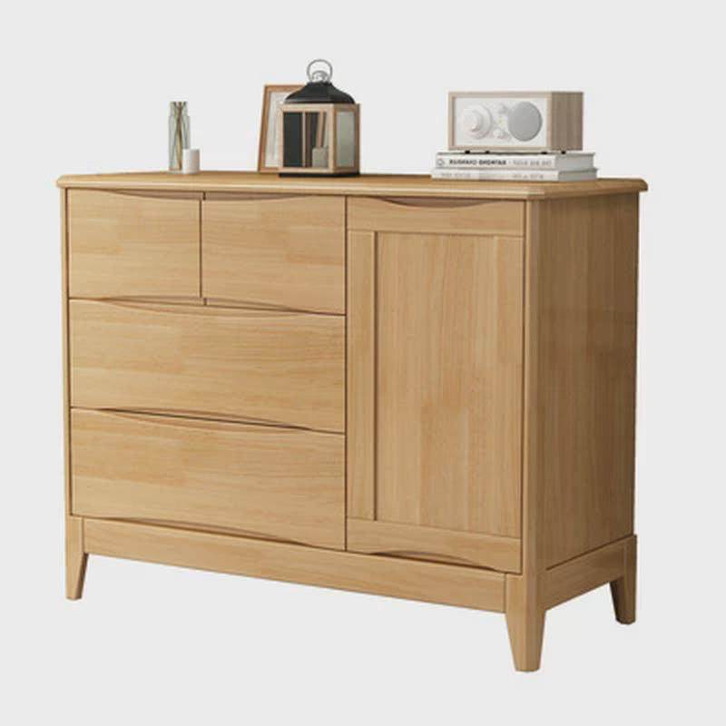 实木卧室客厅简约现代单门斗柜双门橱收纳柜餐厅储物柜原木抽屉柜,淘宝优惠券,粉丝福利购,淘宝优惠卷