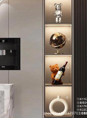 酒柜摆件高档轻奢客厅电视柜玄关摆设家居陶瓷工艺装饰品软装套装