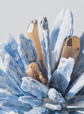 轻奢家居客厅创意玄关酒柜电视柜样板间紫水晶摆件工艺品软装饰品