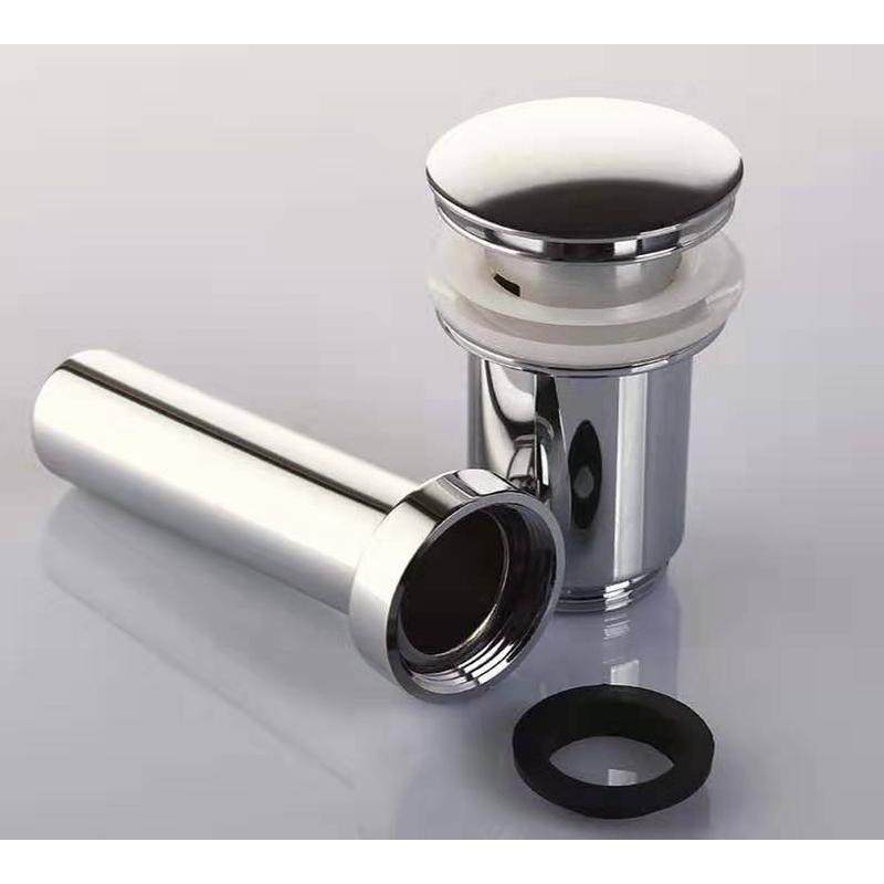 镀铬全铜玻璃盆弹跳下水 大盖子无孔下水器 有孔蘑菇头欧式电镀,淘宝优惠券,粉丝福利购,淘宝优惠卷