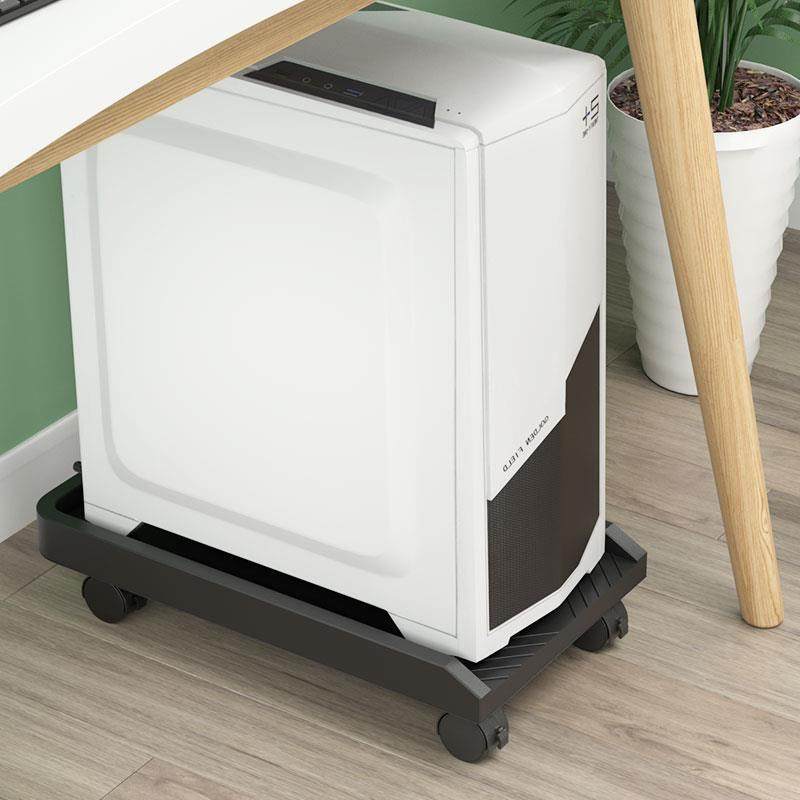 Desktop host holder, sea view room, large computer case base rack, double-layer removable tray holder