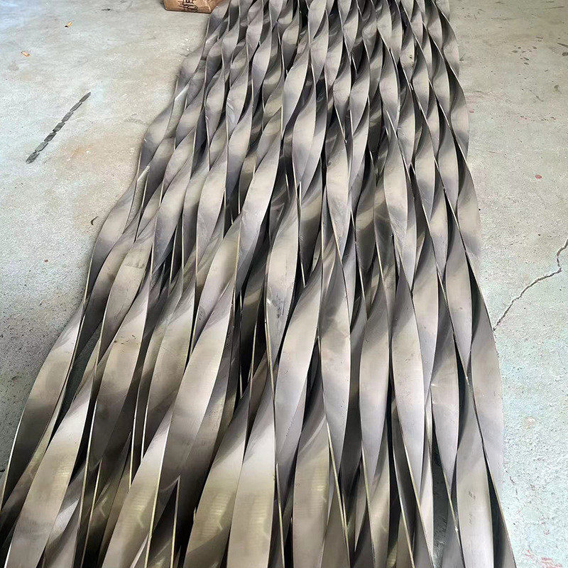 不锈钢扰流子麻花螺旋片无内径螺旋片扭绞螺旋麻花型阻热片板翅片,淘宝优惠券,粉丝福利购,淘宝优惠卷