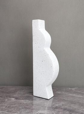 现代简约色彩三件套电视客厅卧室样板间旁边桌面花器装饰摆件