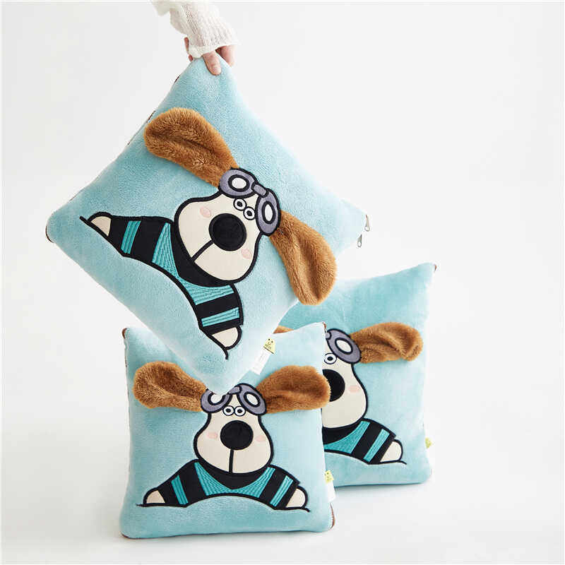 抱枕被子两用多功能可折叠办公室午睡空调被车载靠枕毛绒盖毯四季,淘宝优惠券,粉丝福利购,淘宝优惠卷