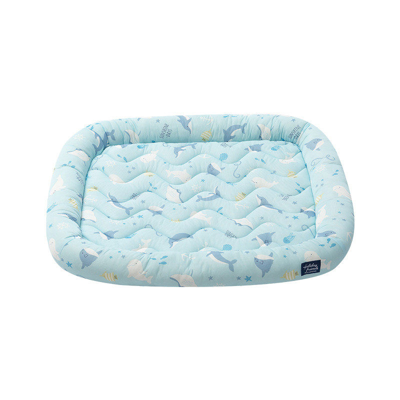 福福宠物凉感印花宠物垫枕季狗窝垫子狗冰丝温垫子狗降猫窝夏天神,淘宝优惠券,粉丝福利购,淘宝优惠卷