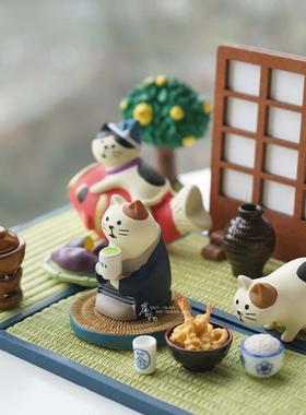 日式小屋摆件和风娃屋造景场景屏风榻榻米模型迷你微缩手办小摆件