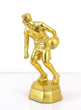 现代简约树脂金属奖杯篮球MVP运动员纪念品NBA奖杯室内主题摆件