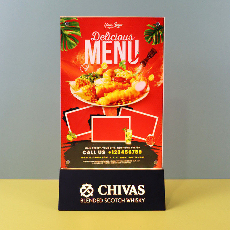 亚克力双面充电台牌酒吧桌面发光台卡展示桌牌菜单牌酒水广告牌,淘宝优惠券,粉丝福利购,淘宝优惠卷