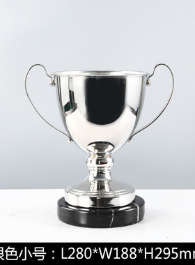 花瓶摆件客厅插花干花北欧样板房创意电视柜轻奢金属奖杯家居饰品