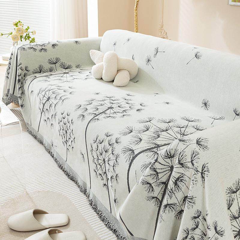 小清新沙发盖布田园风四季通用雪尼尔防滑沙发垫套罩防猫抓沙发巾,淘宝优惠券,粉丝福利购,淘宝优惠卷