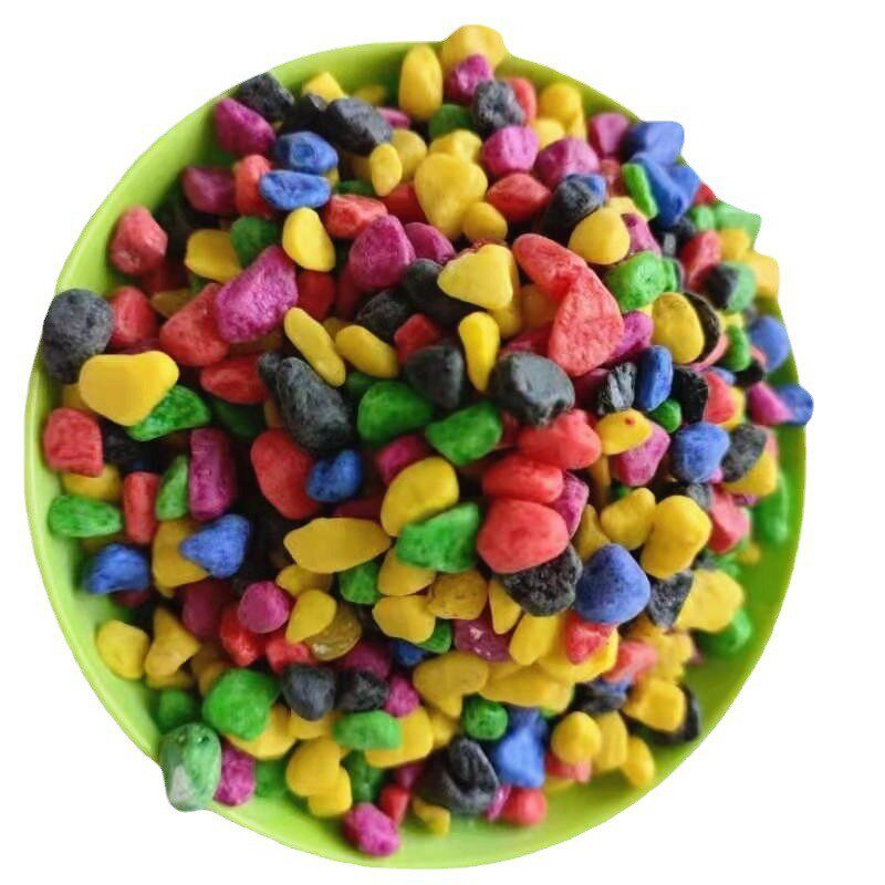 五彩石染色石子水族鱼缸造景用五彩石多肉铺面用彩色小石子,淘宝优惠券,粉丝福利购,淘宝优惠卷