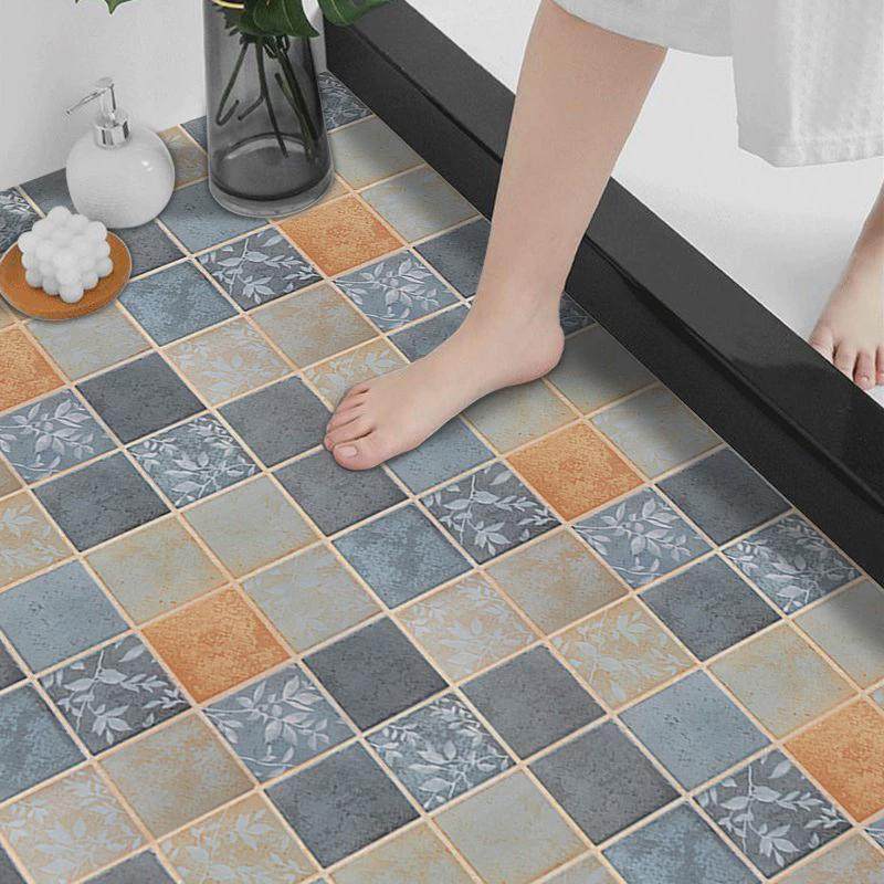 厨房自粘地板贴纸浴室防水防滑地面瓷砖加厚墙贴卫生间翻新可擦洗,淘宝优惠券,粉丝福利购,淘宝优惠卷