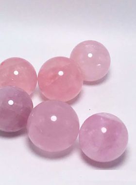 墨可爱天然粉水晶球摆件七星阵粉晶七星阵促情缘单身旺桃花