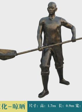 玻璃钢酒文化雕塑仿铜铸铜古代酿酒工艺流程喝酒人物民俗现货摆件