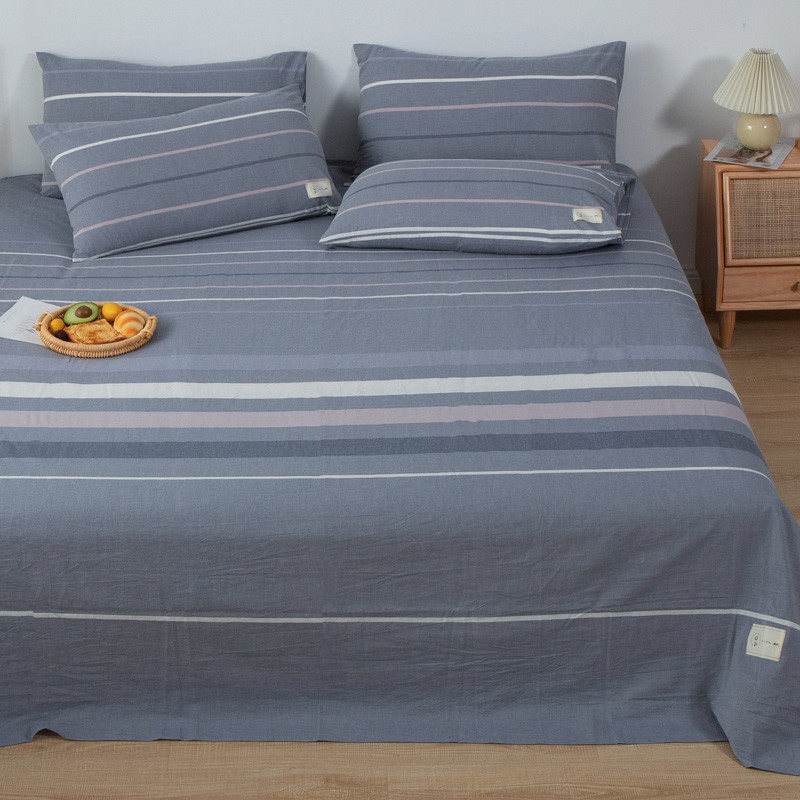 A类纯棉水洗棉床单单件100全棉儿童透气裸睡被单人学生宿舍三件套,淘宝优惠券,粉丝福利购,淘宝优惠卷