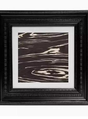 现代简约侘寂中古山鸡钱风织物老装饰画几何摆件酒店样板间摆件