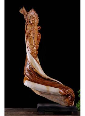 太行崖柏工艺品陈化根雕木质雕刻摆件阴阳料木制品崖柏摆件实木雕