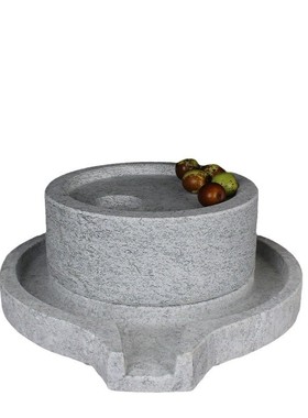 石磨家用小磨盘传统手工老石磨青石磨盘手推豆浆机磨迷你小型麻石