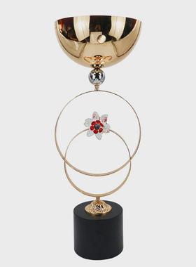 热销创意婚庆道具装饰铁艺入户布置花器婚礼路引玄关摆件落地插花