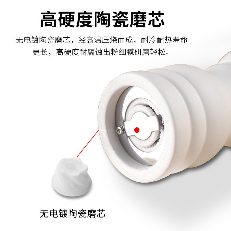 实木胡椒棒铁板烧黑椒磨调味瓶花椒磨胡椒家用商用手动研磨器盐磨,淘宝优惠券,粉丝福利购,淘宝优惠卷