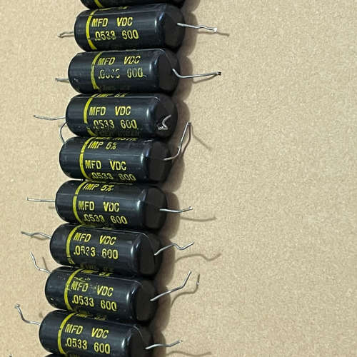 西电大机架拆下来的 GEN. INSTR 黑美人 黄字电容, - 图2