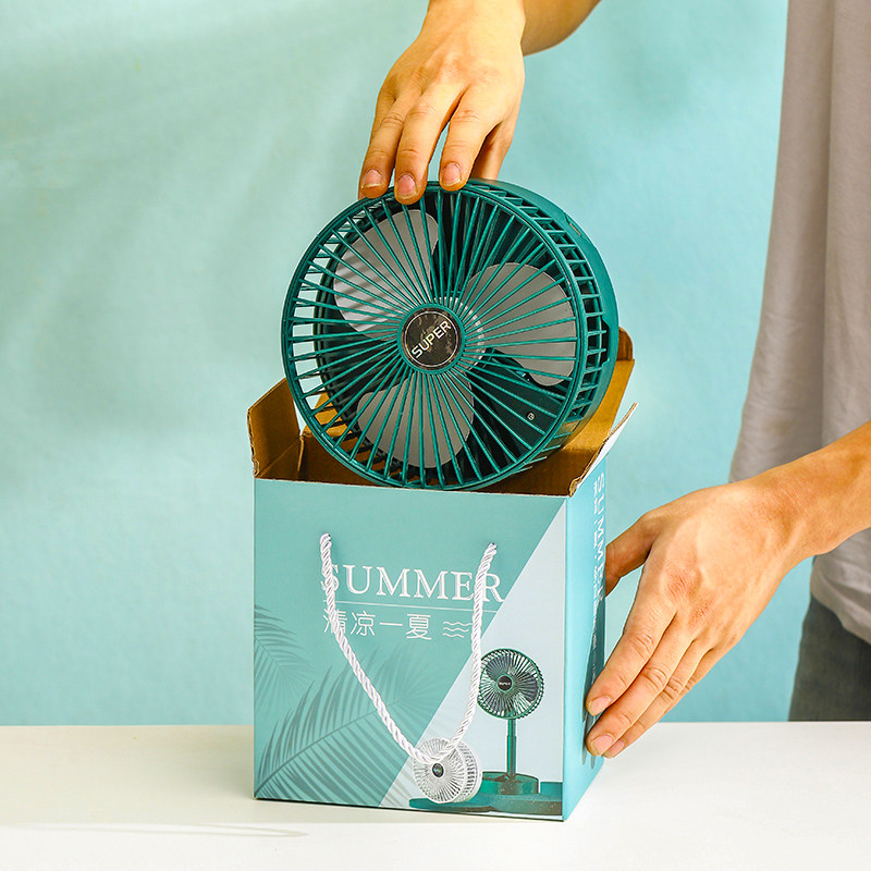 商务伴手礼小风扇定制LOGO实用小礼品活动赠品开业送客户员工礼物