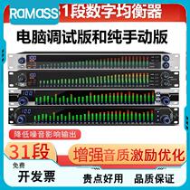 Tuning Division Professional 31 Segment Digital Equalizer Spectrum Shows Stage KTV Show Home Bar Noise Reduction Audio