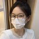 森蓝家网红同款奶咖近视眼镜架时尚防蓝光眼镜女可配有度数眼镜框