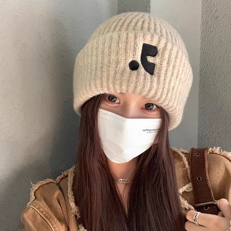 3分月光 韩系复古毛线帽女秋冬保暖护耳时尚帽子显脸小针织冷帽,淘宝优惠券,粉丝福利购,淘宝优惠卷