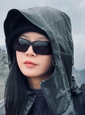 3分月光 新款偏光墨镜女高级感户外骑行出游太阳镜时尚显瘦遮阳镜