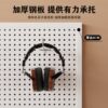 Metal wall display shelf can hang