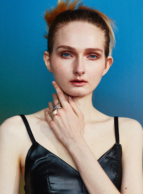 新款戒指PEARLONA巴洛克珍珠女