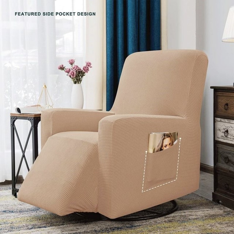 All-inclusive High Stretch Recliner Chair Covers Waterproof-图0