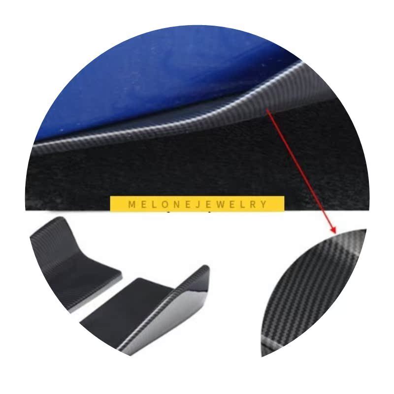 Bumper Lip Winglets Skirt Splitter Diffuser Rear Splitte - 图3